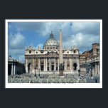 San Pietro - ROMA Poster<br><div class="desc">Jag tog många bilder på torget under mina åtta dagar i Rom. Men vinkla i sol och de dramatiska molnen gör detta till det bästa. Det tog mig evigt att hitta den här negativa att skanna...  väl värd sökningen.</div>