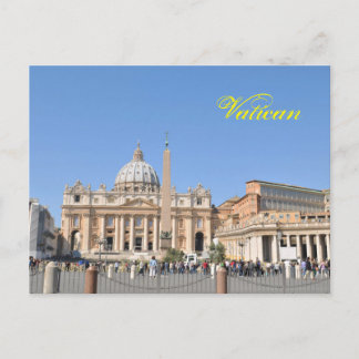 San Pietro square in Vatican, Rome, Italy Vykort