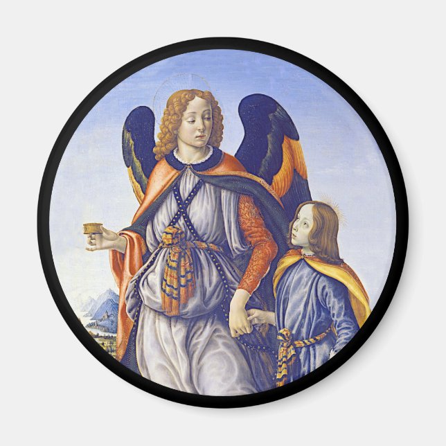 San Rafael Saint Raphael Magnet (Framsidan)