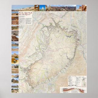 San Rafael Swell: Utahs baklandsspelare Poster