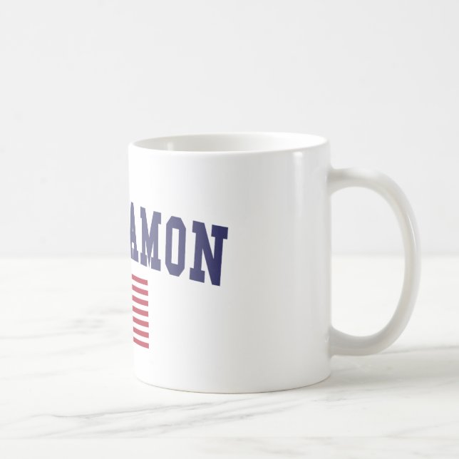 San Ramon US Flagga Kaffemugg (Höger)