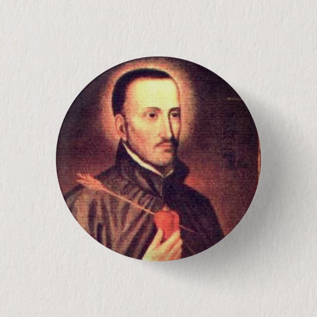 San Roque González de Santa Cruz Keychain Knapp (Framsida)