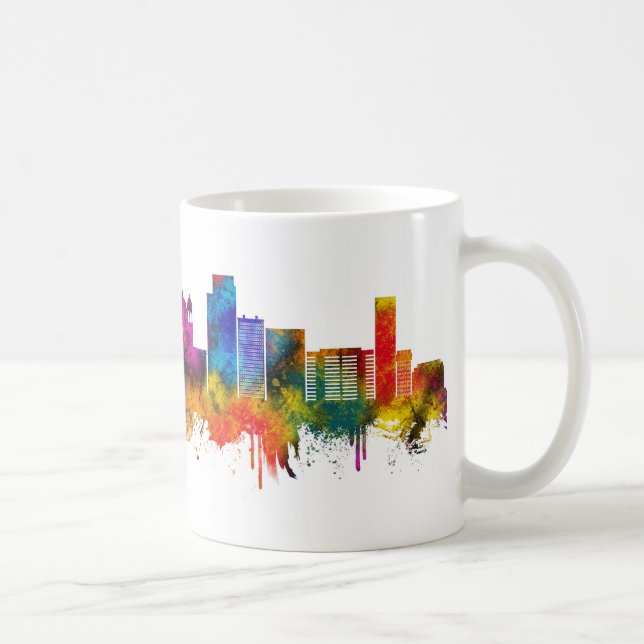 San Salvador El Salvador Skyline Kaffemugg (Höger)