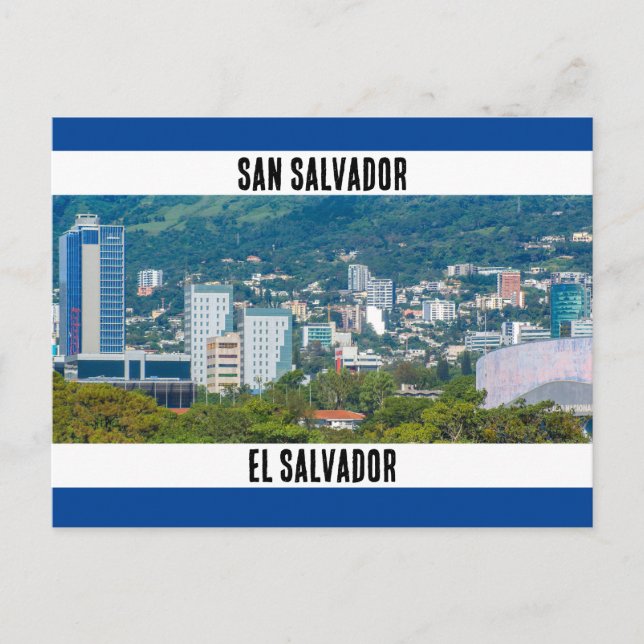 San Salvador, El Salvador Vykort (Framsida)