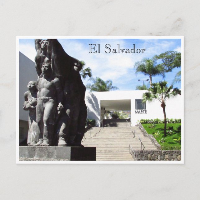 San salvador museo de arte vykort (Framsida)