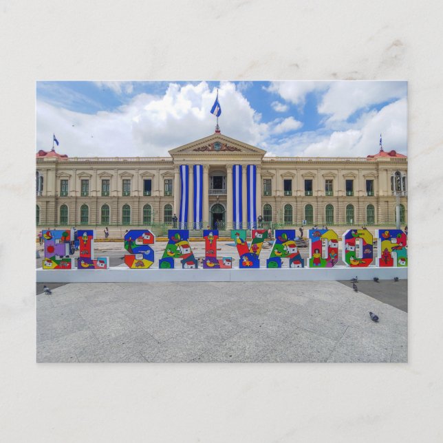 San Salvador, Nationella palatset Vykort (Framsida)