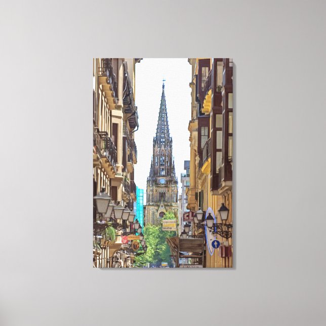 San Sebastian. #13. Canvastryck (Framsida)