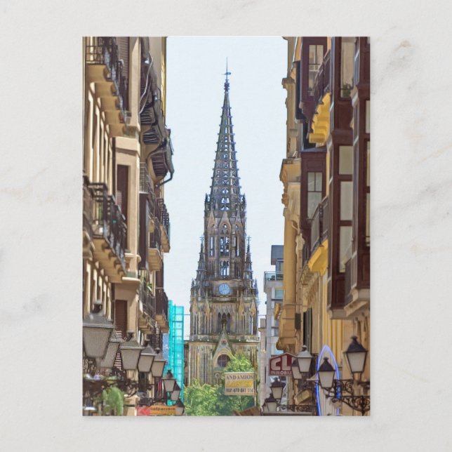 San Sebastian. #13. Vykort (Framsida)