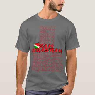 San Sebastian Cascade text T Shirt