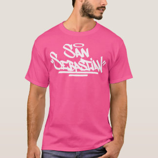San Sebastian City Graffiti Street Art Spanien Hip T Shirt