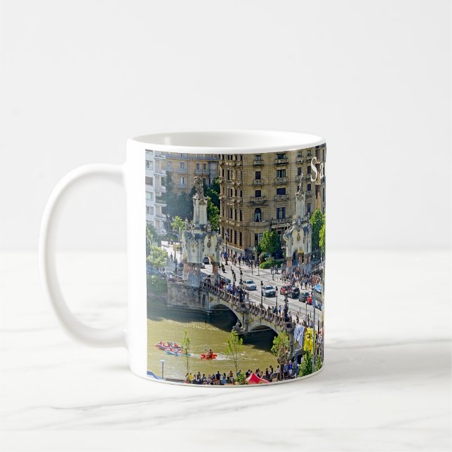 San Sebastian - Donostia. María Cristina bro Kaffemugg (Vänster)