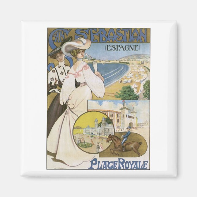 San Sebastian Espana Ställe Royale Magnet (Framsidan)
