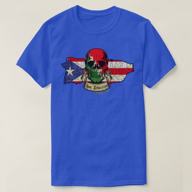 San Sebastian Isla de Puerto Rico T Shirt (Design framsida)