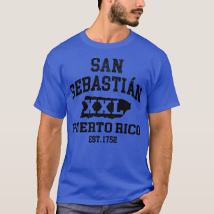 San Sebastian Puerto Rico XXL Athletic design T Shirt