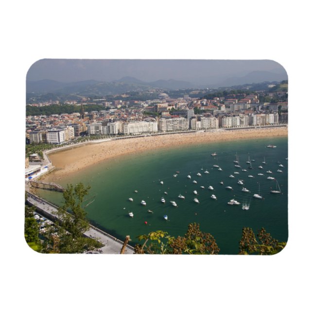 San Sebastian, Spanien. Den baskiska staden San Magnet (Horisontell)