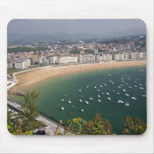 San Sebastian, Spanien. Den baskiska staden San Musmatta