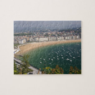 San Sebastian, Spanien. Den baskiska staden San Pussel