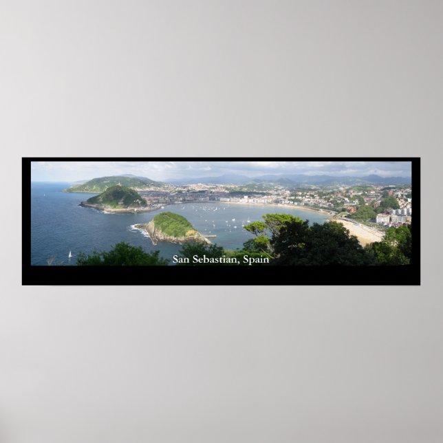 San Sebastian, Spanien Poster (Framsidan)