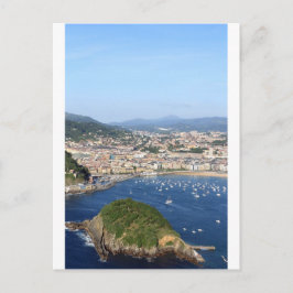 San Sebastian vackra kusten Vykort