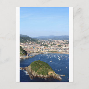 San Sebastian vackra kusten Vykort