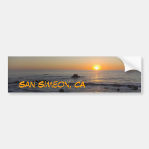 San Simeon, CA Bildekal