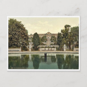San-Souci, Potsdam, Berlin, Tyskland sällsynt Phot Vykort