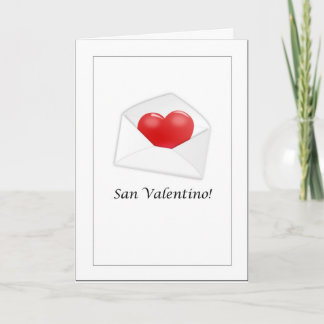 San Valentino - Glad Alla hjärtans dag italienska Kort