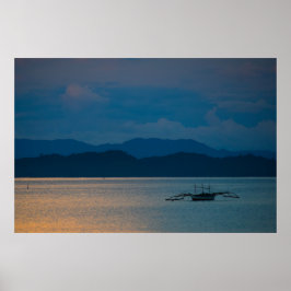 San Vicente Palawan Sunset Poster