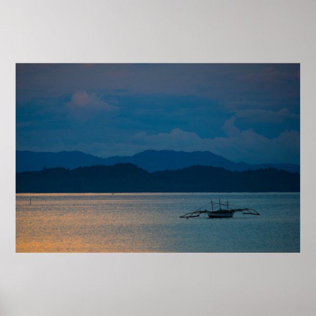 San Vicente Palawan Sunset Poster (Framsidan)