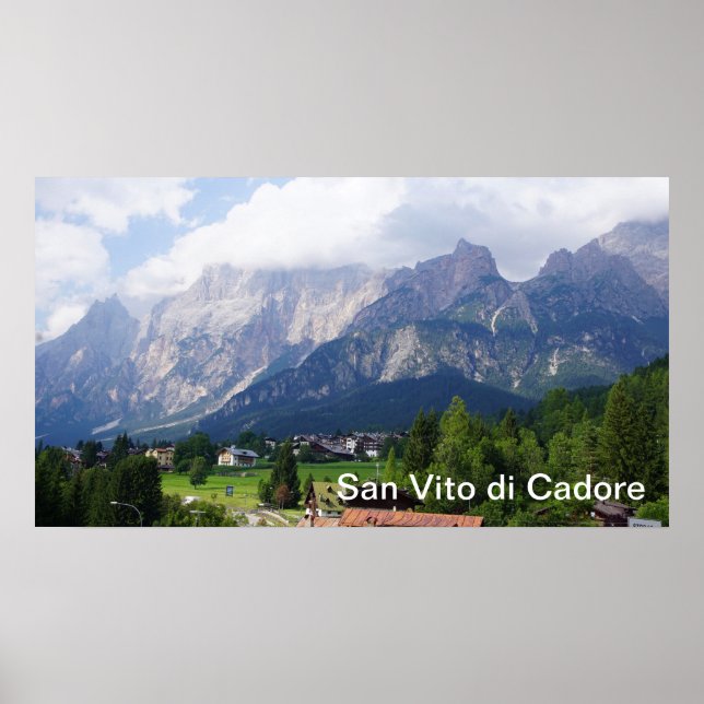 San Vito di Cadore-Italien Poster (Framsidan)