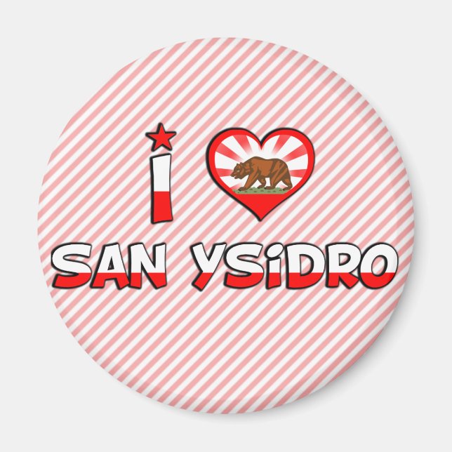 San Ysidro, CA Magnet (Framsidan)