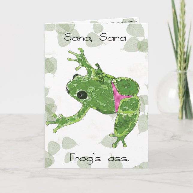 Sana Sana Colita de Rana Kort (Framsida)