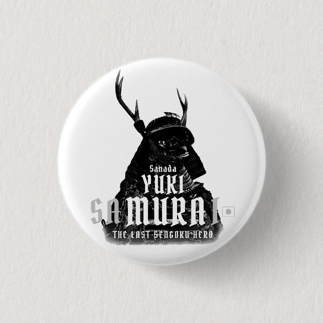 SANADA YUKIMURA (Mörk ver.) Knapp (Framsida)