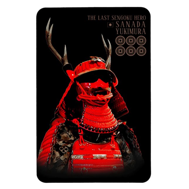 SANADA YUKIMURA (röd ver) Magnet (Vertikal)