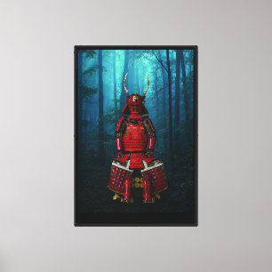 Sanada Yukimura Rustning Canvas 20x30 Tryck