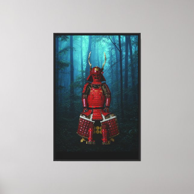 Sanada Yukimura Rustning Canvas 20x30 Tryck (Framsida)