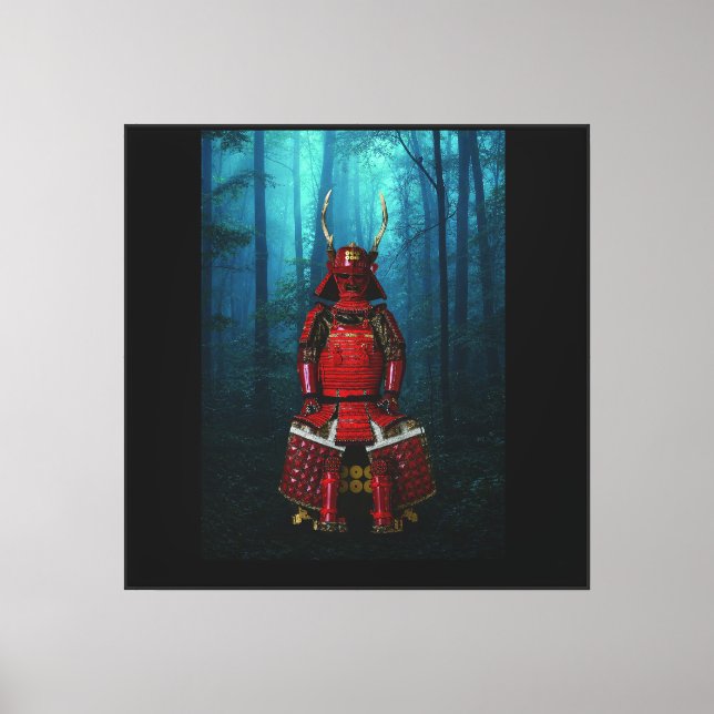 Sanada Yukimura Rustning Canvas 40x40 Tryck (Framsida)