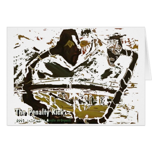 SANALTY KICK HÄLSNINGSKORT (Framsidan Horizontal)