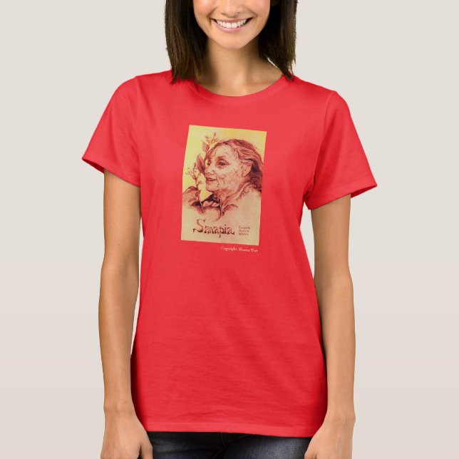 Sanapia: Comanche Medicine Woman T-shirt (Framsida)