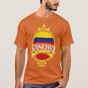 Sanchez Family Colombia flagga T Shirt
