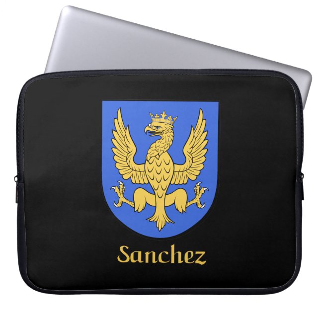 Sanchez Family Shield Electronics Bag Laptop Fodral (Framsidan)
