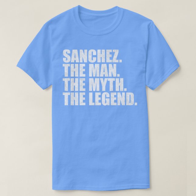 SanchezSanchez Namn Sanchez gav namn T Shirt (Design framsida)