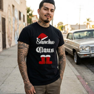 Sancho Claus Rolig jul Holiday T-shirt