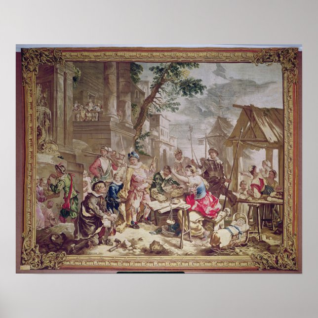 Sancho Panza och Nöt Seller Poster (Framsidan)
