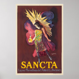 Sancta Liqueur Merveilleuse from Faverney Abbey Poster