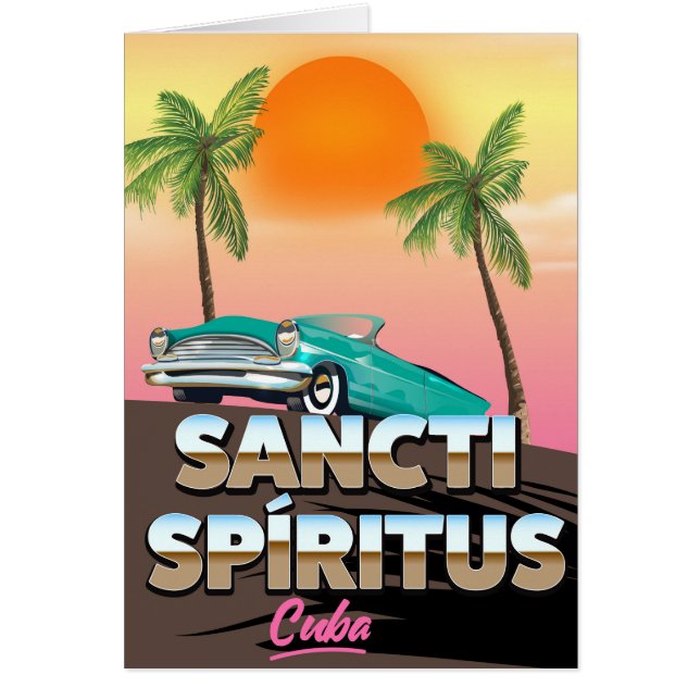 Sancti Spíritus Kuba Hälsningskort (Framsidan)