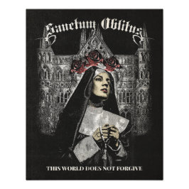 Sanctum Oblitus - Gothic Streetwear Design Fototryck