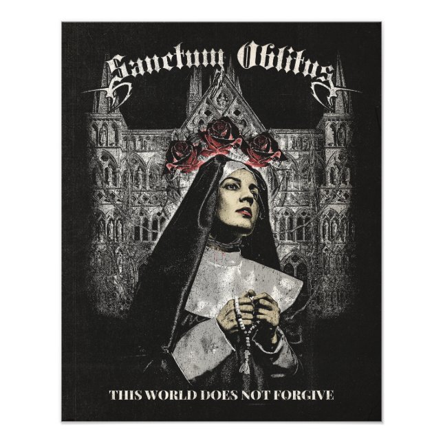 Sanctum Oblitus - Gothic Streetwear Design Fototryck (Framsidan)