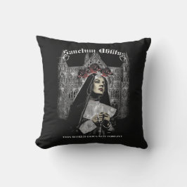 Sanctum Oblitus - Gothic Streetwear Design Kudde