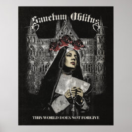 Sanctum Oblitus - Gothic Streetwear Design Poster